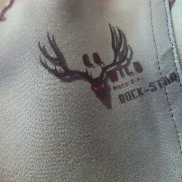 go wild hunting inertia rock star print pants 3XL made in usa (39x34) - Picture 5 of 11